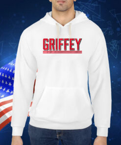 Ken Griffey Sr: Cincinnati Team Name Text TShirt