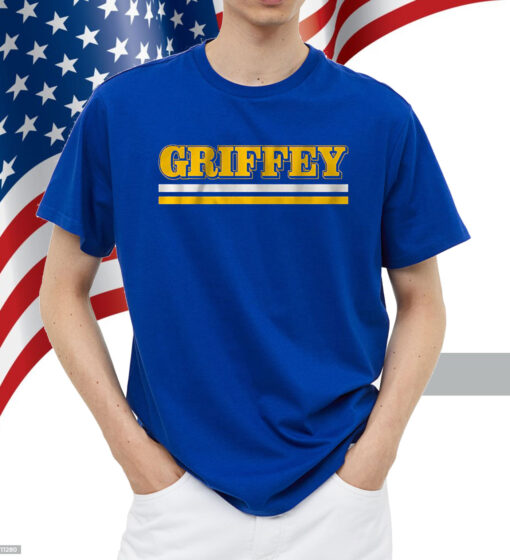Ken Griffey Sr: Seattle Team Name Text Shirt