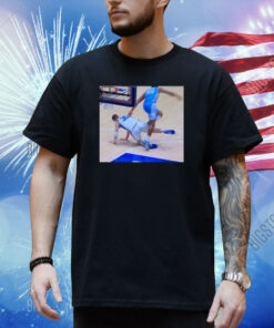 Kyle Filipowski Trips Harrison Ingram Photo Shirt