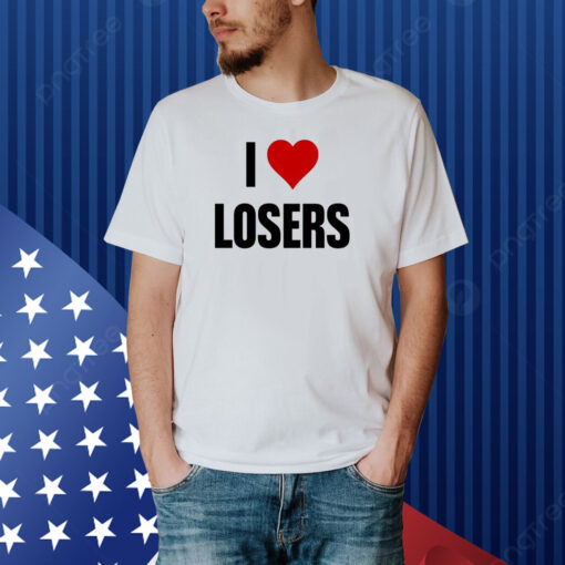 Linabob Wearing I Love Losers Shirt