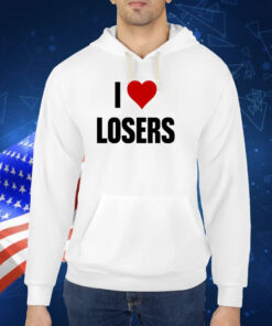 Linabob Wearing I Love Losers TShirts
