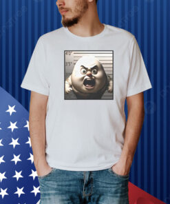 Luccainternational Angry Egg Mugshot Shirt