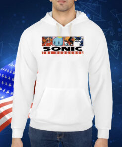 Mamono World Og Box Logo Sonic The Hedgehog TShirt