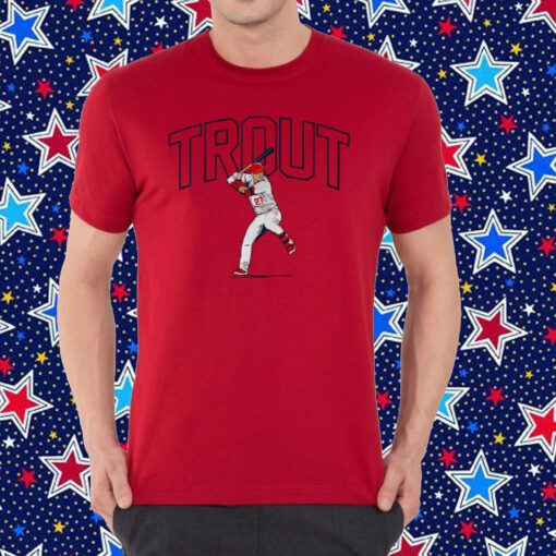 Mike Trout: Slugger Swing Shirt