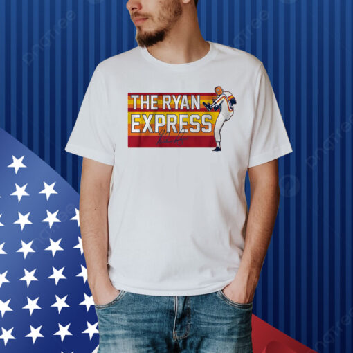 Nolan Ryan The Ryan Express Houston Hoodie Shirt