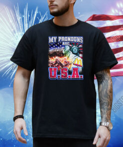 Nsfw My Pronouns Are U.S.A. Shirt
