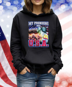 Nsfw My Pronouns Are U.S.A. TShirts