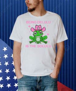 Rizzgirl Being Delulu Is The Solulu Frog Shirt