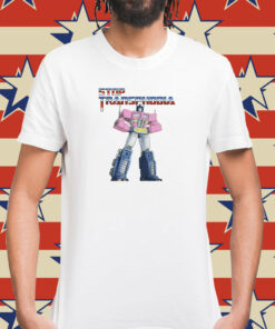 Robot Stop Transphobia Shirts