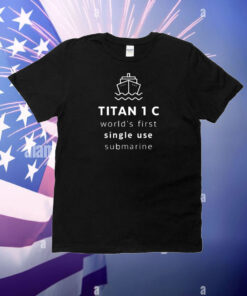 Titan World's First Single Use Submarine T-Shirt