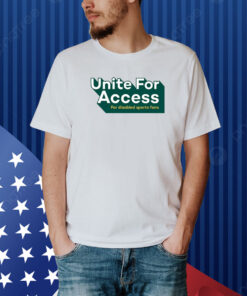 United For Access For Disabled Sports Fans Shirt