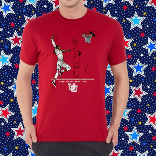 Utah Basketball: Deivon Smith Superstar Pose Shirt