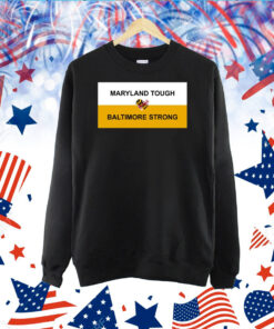 Wes Moore Maryland Tough Baltimore Strong Key Bridge TShirt