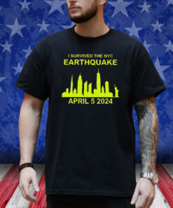 Official I Survived The NYC Earthquake Shirt