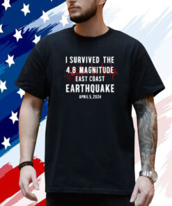I Survived NYC Earthquake 2024 Shirts