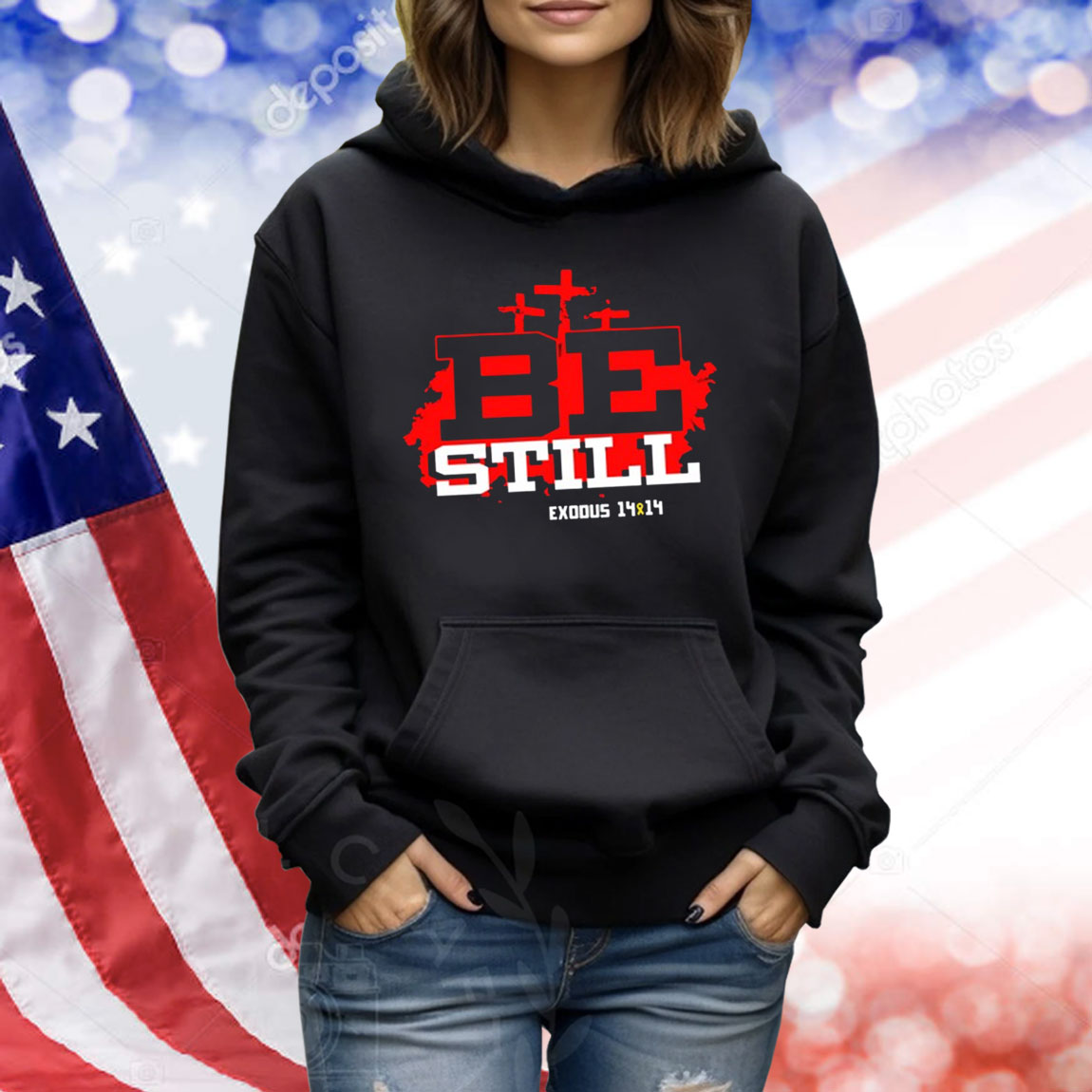 Be Still Exodus 14 14 NIV TShirts