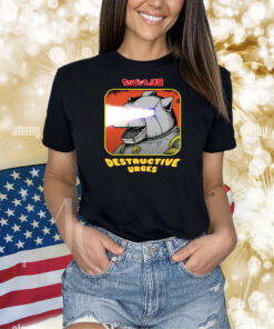 Chibi Godzilla Chibi Mechagodzilla Destructive Urges Shirts