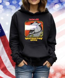 Chibi Godzilla Chibi Mechagodzilla Destructive Urges TShirts