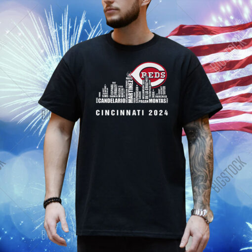 Cincinnati Reds City Horizon Team Player Name 2024 Shirt