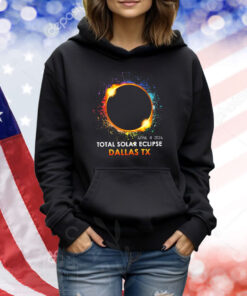 Custom Total Solar Eclipse 2024,Dallas April 8th 2024 TShirts