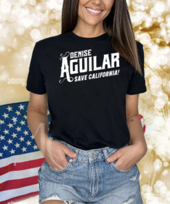 Denise Aguilar Wearing Denise Aguilar Save California Shirts