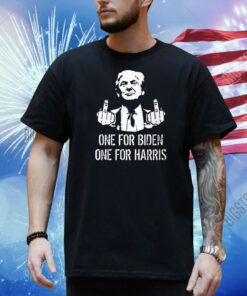 Elon Musk One For Biden One For Harris Shirt