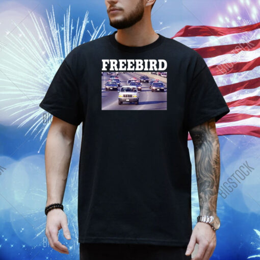 Freebird White Bronco Shirt