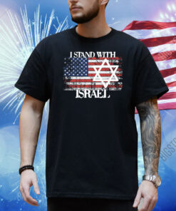 I Stand With Israel USA Flag Shirt