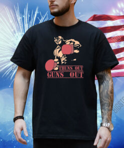 L.A. Beast Wearing Thuns Out Guns Out Shirt