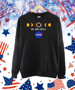 NASA Total Solar Eclipse 2024 April 8 Totality TShirt