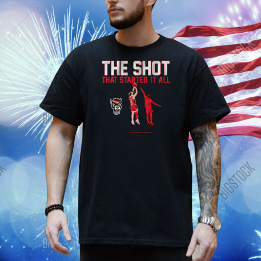 NC State Basketball: Michael O'Connell The Shot that Started It All Shirt