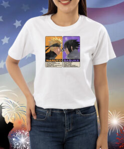 Naruto Shippuden Naruto Vs Sasuke Shirts