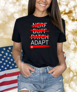 Nerf Buff Patch Adapt Shirts
