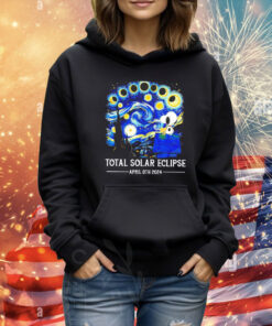 Official Snoopy and Woodstock total solar eclipse 2024 TShirts