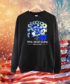 Official Snoopy and Woodstock total solar eclipse 2024 TShirt