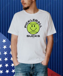 Smiley Pickleball Sucks Shirt