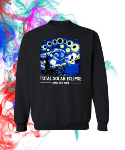 Snoopy and Woodstock Total Solar Eclipse 2024 Hoodie Shirts