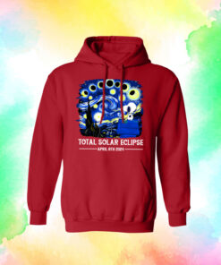 Snoopy and Woodstock Total Solar Eclipse 2024 TShirt