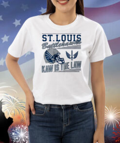 St. Louis Battlehawks: Retro Kaw is the Law Shirts