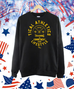 Tical Athletic Training Is Commitment And Lifestyle Finish Ya Plate TShirt