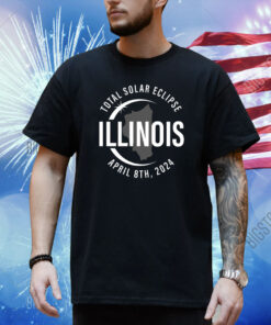 Total Solar Eclipse Illinois,April 8 2024 America Shirt