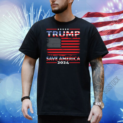 Trump save america 2024 illustration Shirt