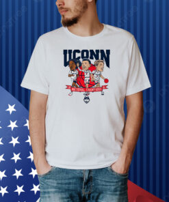 UConn Men's Basketball: 2024 National Champions Caricatures Shirt