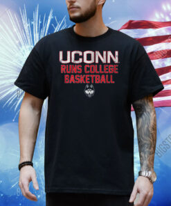 UConn Runs College Basketball Hoodie Shirt