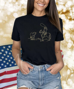 Western Rodeo Cowboy Roping Horse Riding Shirts