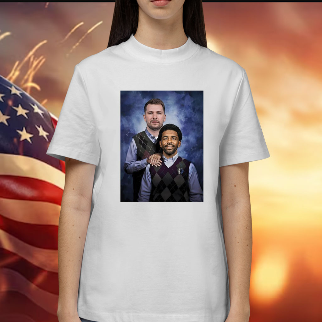 Luka Doncic Kyrie Irving Step Brothers T-Shirts