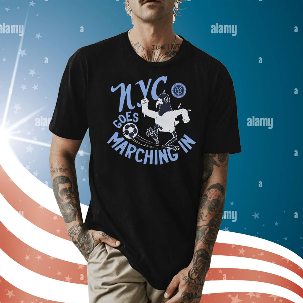New York City Fc Nyc Goes Marching In T-Shirt