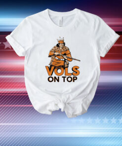 Official Tennessee Vols On Top World Champs Pocket T-Shirt