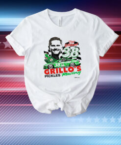 Todd Gilliland Checkered Flag Sports Grillo’s Pickles Car T-Shirt