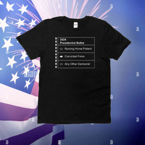 2024 Presidential Ballot T-Shirt